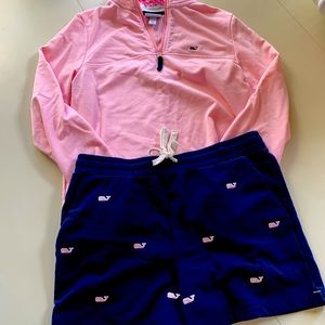 Vineyard Vines XS Womens top and shorts